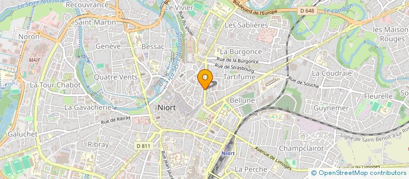 localisation de l'entreprise MADAME REGINE POUZIEUX à NIORT