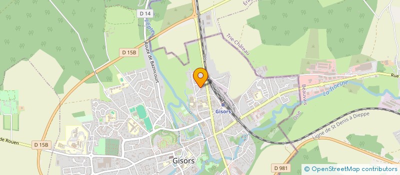 localisation de l'entreprise MADAME REGINE PUYBONNIEUX  GISORS