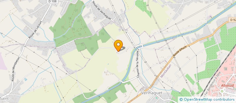 localisation de l'entreprise MADAME REGINE RAPHEL  LACOURT-SAINT-PIERRE