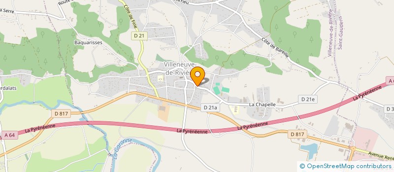 localisation de l'entreprise MADAME REGINE REULET à VILLENEUVE-DE-RIVIERE