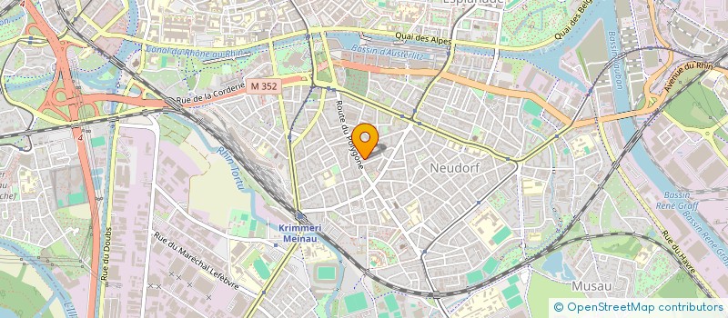 localisation de l'entreprise MADAME REGINE REYMANN à STRASBOURG