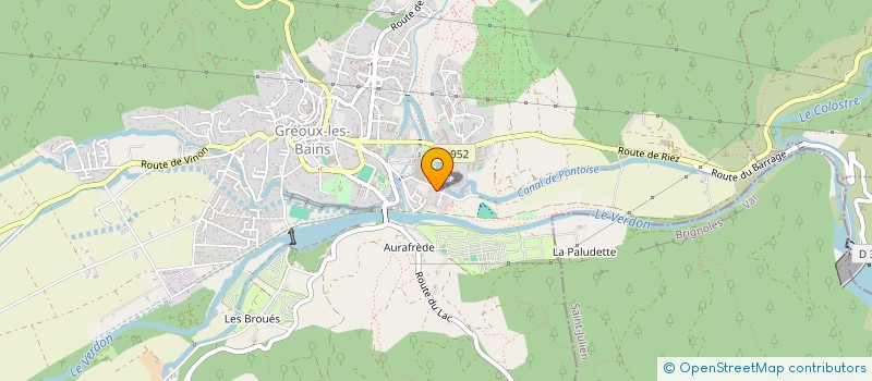 localisation de l'entreprise MADAME REGINE ROBERT à GREOUX-LES-BAINS