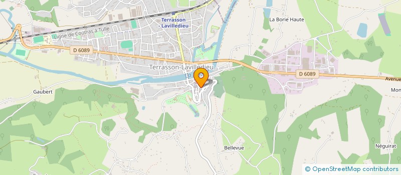 localisation de l'entreprise MADAME REGINE ROGIE  TERRASSON-LAVILLEDIEU