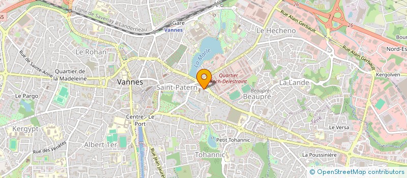 localisation de l'entreprise MADAME REGINE ROUSSEL  VANNES