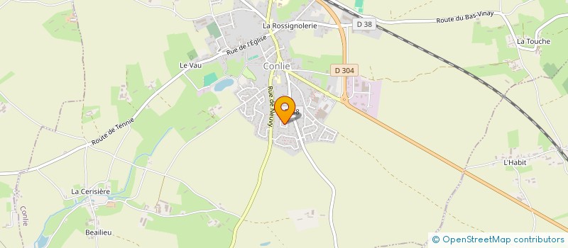 localisation de l'entreprise MADAME REGINE ROUSSEL  CONLIE