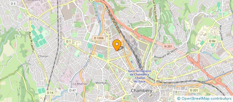 localisation de l'entreprise MADAME REGINE ROUZOUL  CHAMBERY