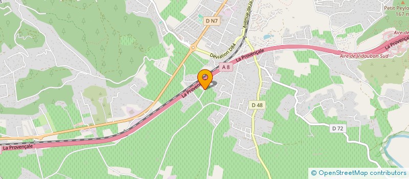 localisation de l'entreprise MADAME REGINE SCATOLINI  VIDAUBAN