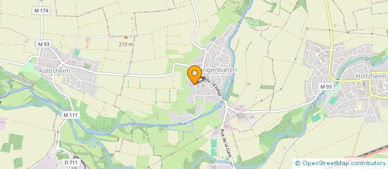 localisation de l'entreprise MADAME REGINE SCHAELDERLE  HANGENBIETEN