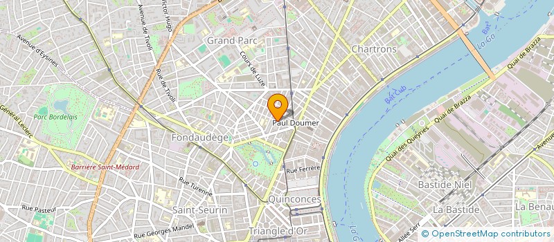 localisation de l'entreprise MADAME REGINE SIMONETTI à BORDEAUX