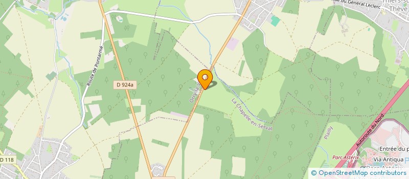 localisation de l'entreprise MADAME REGINE SOKOLSKI  LA CHAPELLE EN SERVAL