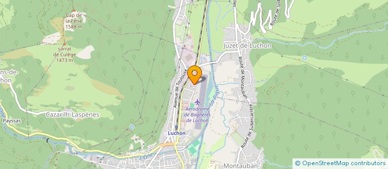 localisation de l'entreprise MADAME REGINE SOUQUE  BAGNERES-DE-LUCHON