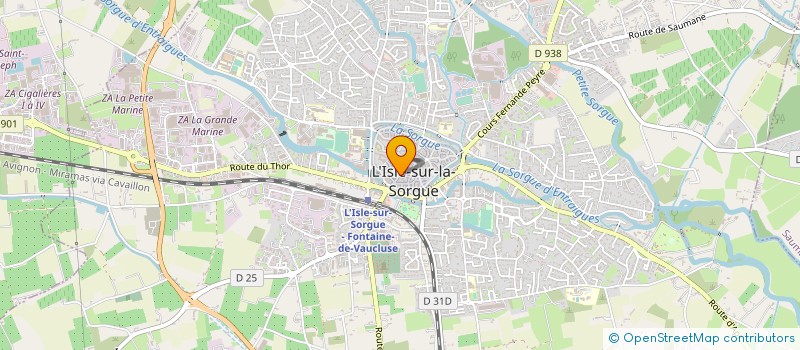 localisation de l'entreprise MADAME REGINE TADEUSZ à L'ISLE-SUR-LA-SORGUE