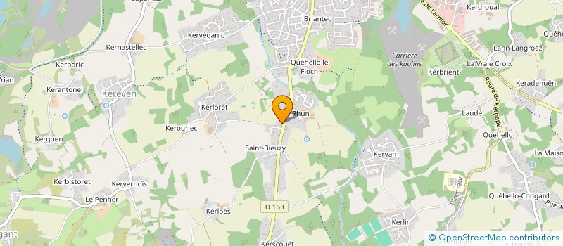 localisation de l'entreprise MADAME REGINE TANGUY  PLOEMEUR