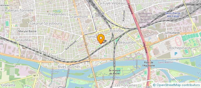 localisation de l'entreprise MADAME REGINE TCHAGOUE  TOURS