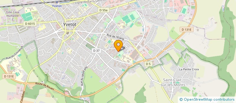 localisation de l'entreprise MADAME REGINE TERRIER  YVETOT