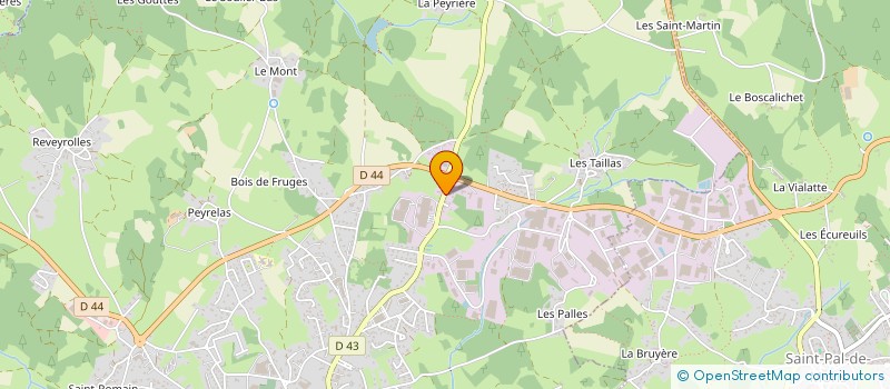 localisation de l'entreprise MADAME REGINE TIXIER à SAINTE-SIGOLENE