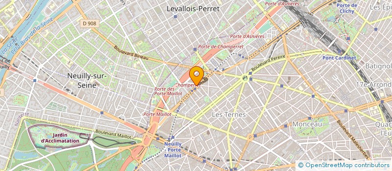 localisation de l'entreprise MADAME REGINE TOUCHARD à PARIS