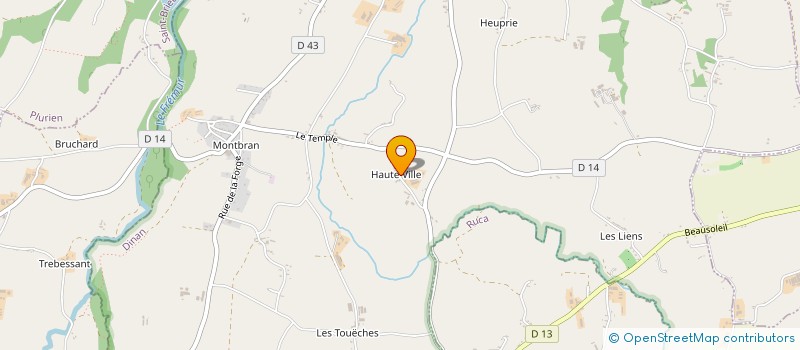 localisation de l'entreprise MADAME REGINE TROTEL  PLEBOULLE