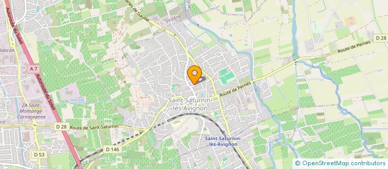 localisation de l'entreprise MADAME REGINE TRUCHET  SAINT-SATURNIN-LES-AVIGNON