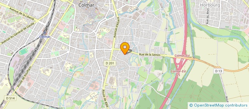 localisation de l'entreprise MADAME REGINE UMBHAUER à COLMAR