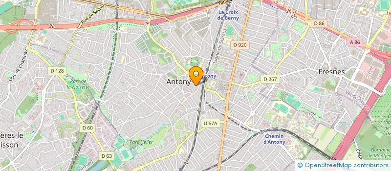 localisation de l'entreprise MADAME REGINE UZAN à ANTONY