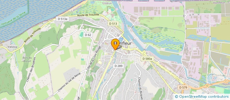 localisation de l'entreprise MADAME REGINE VALLEE à HONFLEUR