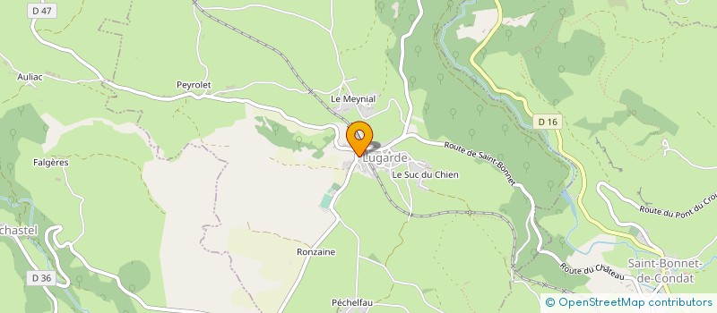 localisation de l'entreprise MADAME REGINE VALLON à MONTGRELEIX