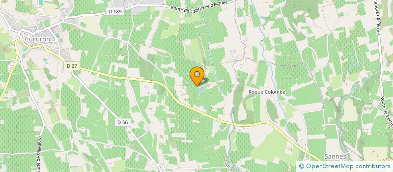 localisation de l'entreprise MADAME REGINE VIDAL à CUCURON