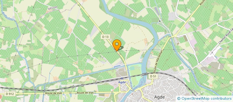 localisation de l'entreprise MADAME REGINE WOLNY à AGDE