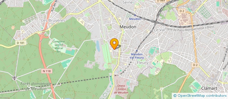 localisation de l'entreprise MADAME REGINE ZAMBRANO  MEUDON