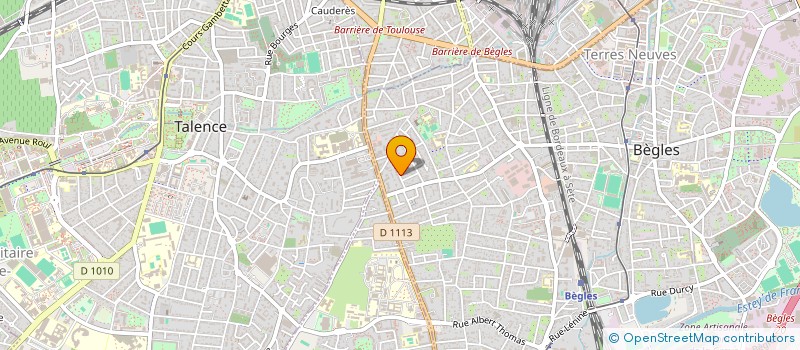 localisation de l'entreprise MADAME REGINE ZOBINOU à BEGLES
