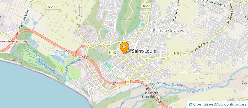 localisation de l'entreprise MADAME REHANA KOLA  SAINT-LOUIS