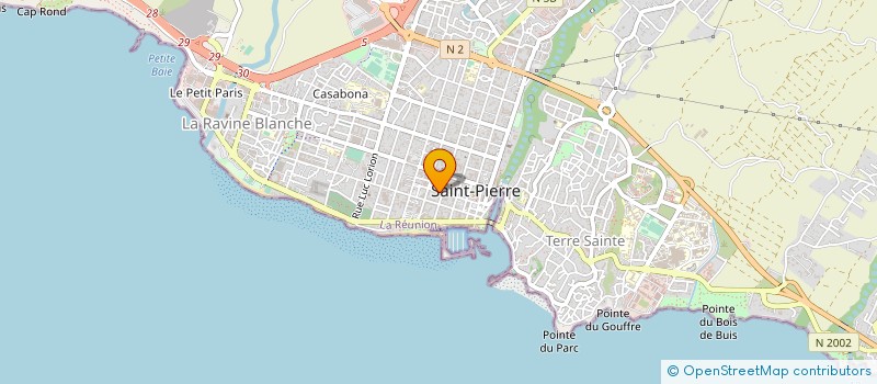 localisation de l'entreprise MADAME REHANAH OMARJEE à SAINT-PIERRE
