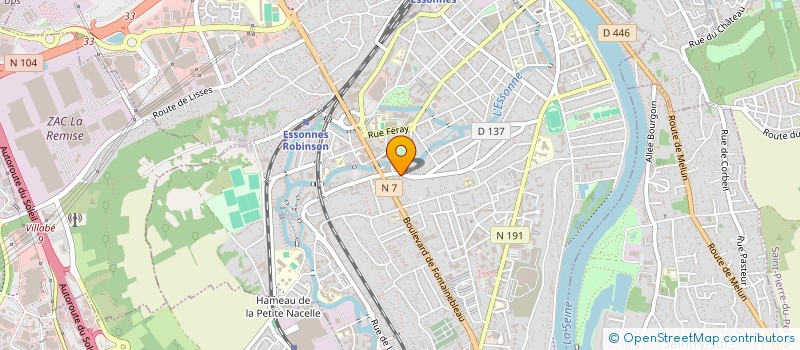 localisation de l'entreprise MADAME REILLE LOUZOLO à CORBEIL-ESSONNES