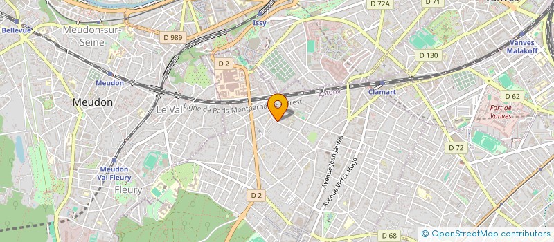 localisation de l'entreprise MADAME REINA AMTEQUERA à CLAMART