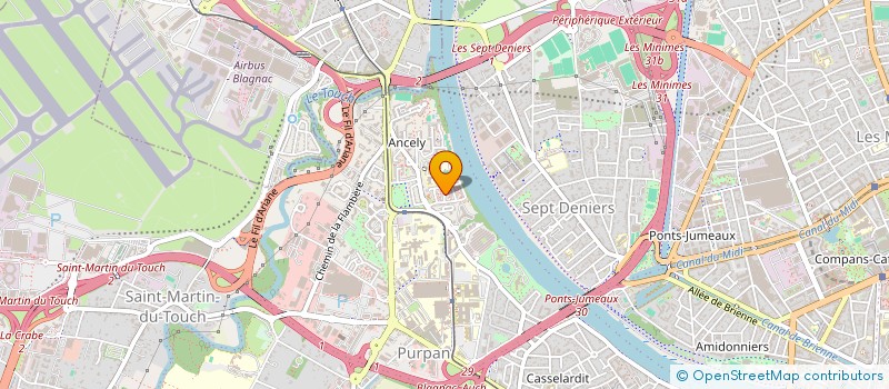 localisation de l'entreprise MADAME REINA DAGHER  TOULOUSE