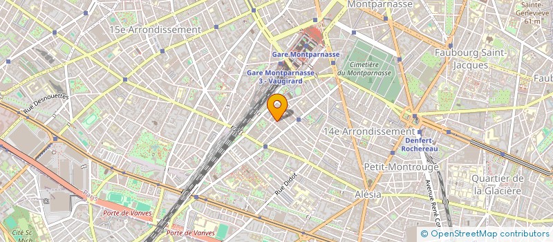 localisation de l'entreprise MADAME REINARD MONZ  PARIS