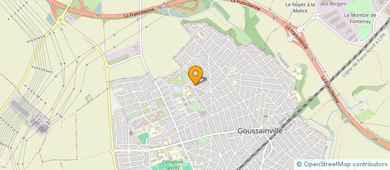 localisation de l'entreprise MADAME REINE-ANNETTE NGAKOUDOU-NDONGOFIO  GOUSSAINVILLE