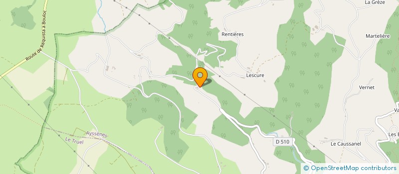 localisation de l'entreprise MADAME REINE CABIERE  AYSSENES