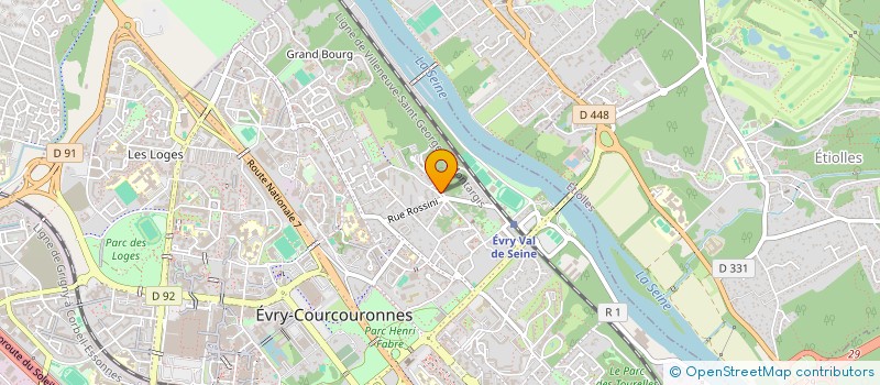 localisation de l'entreprise MADAME REINE CARTIGNY à EVRY-COURCOURONNES