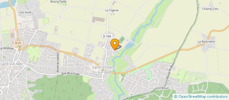 localisation de l'entreprise MADAME REINE CRAIPEAU  SAINT-VINCENT-SUR-JARD