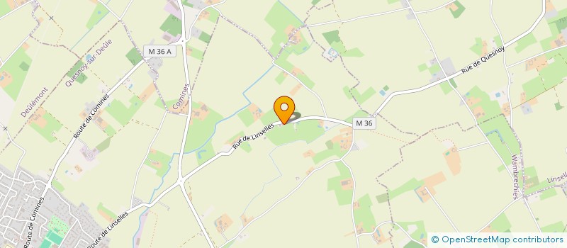 localisation de l'entreprise MADAME REINE CREPEL à QUESNOY-SUR-DEULE