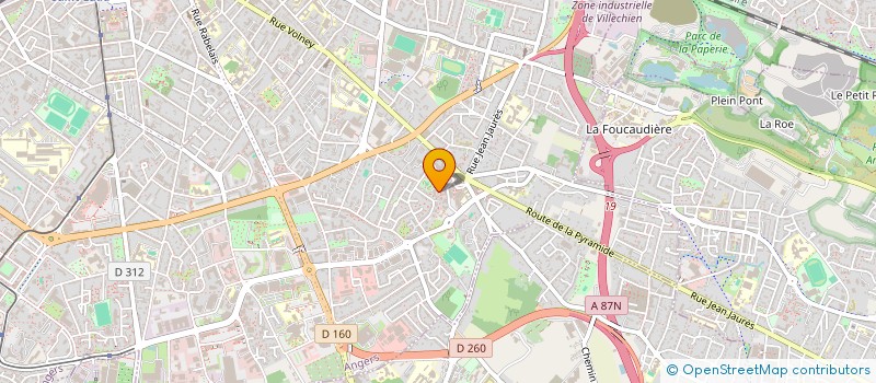 localisation de l'entreprise MADAME REINE DAVILA TITI  ANGERS