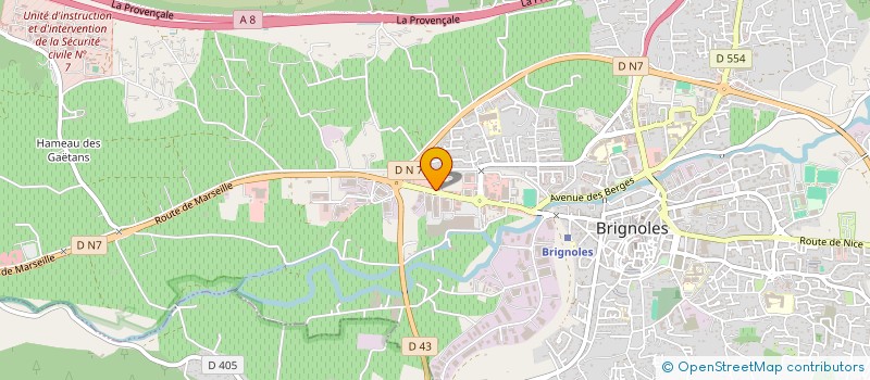 localisation de l'entreprise MADAME REINE DEFRANOUX à BRIGNOLES