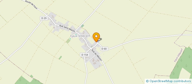 localisation de l'entreprise MADAME REINE DEMONSSAND  FAUX VILLECERF