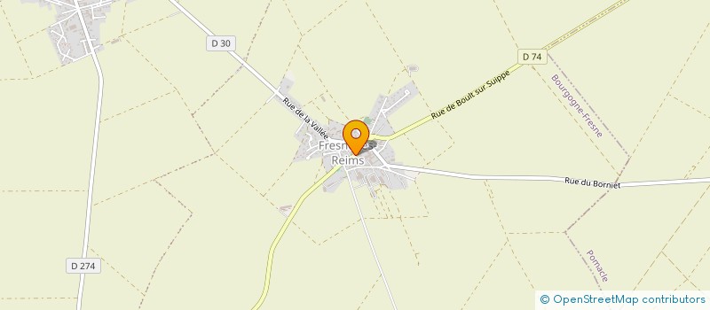 localisation de l'entreprise MADAME REINE DESPRES  BOURGOGNE-FRESNE