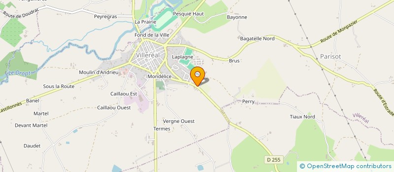 localisation de l'entreprise MADAME REINE DESQUEYROUX  VILLEREAL