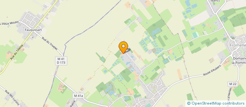 localisation de l'entreprise MADAME REINE FLECHAUX à AUBERS