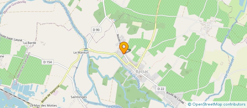 localisation de l'entreprise MADAME REINE FLEUROT à BASSAC