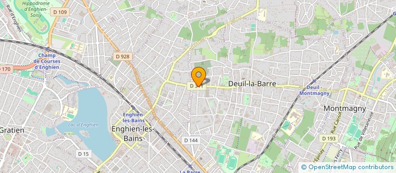 localisation de l'entreprise MADAME REINE FLORY  DEUIL-LA-BARRE